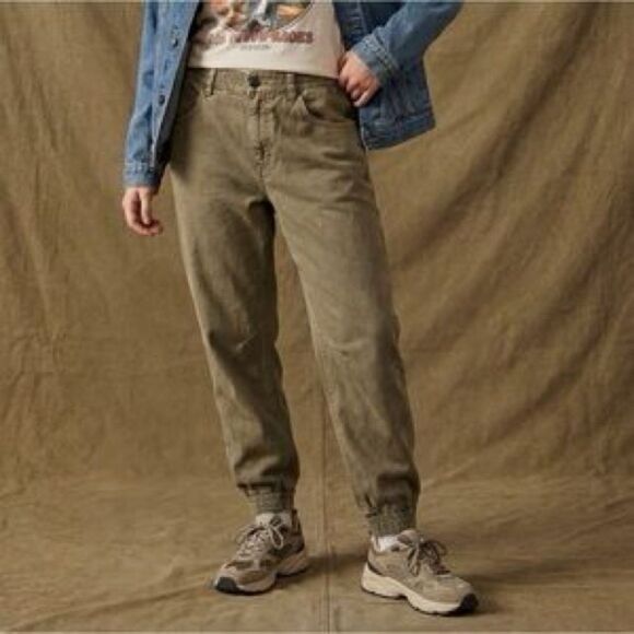 rag & bone Pants - rag & bone Olive Drab Engineered Cotton Boho Jogger Pants Size 27 Best Seller